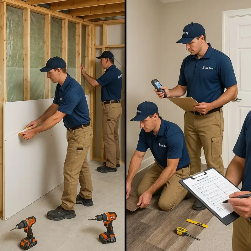 Repairs and Reconstruction process in DeKalb County, AL